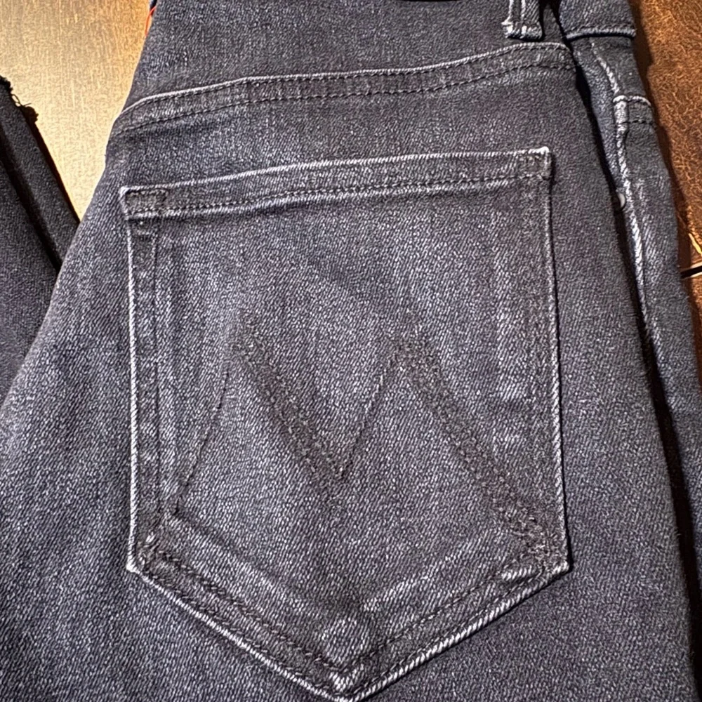 MOTHER High Rise Black Jeans - Picture 6 of 12